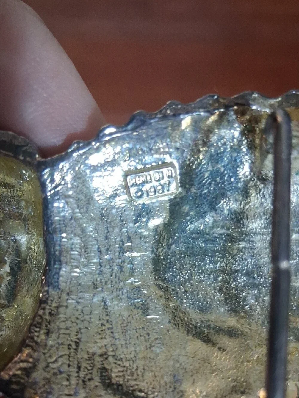 3 Mimi Di N Silver Tone Leaf and Knot Belt Buckles 1981 1987 1989